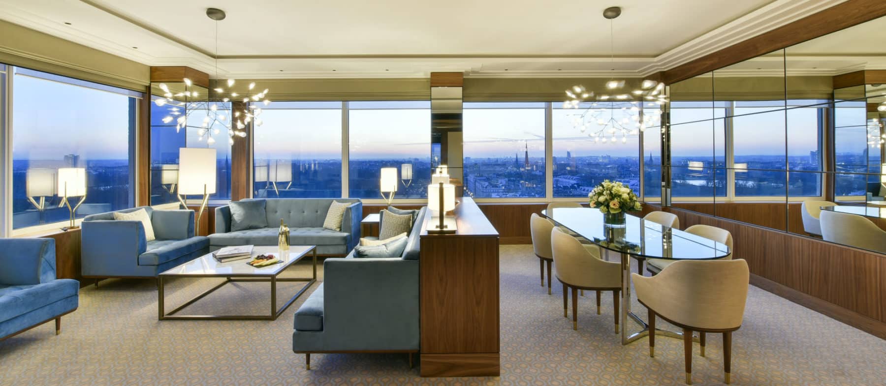 Signature Suite with views over Hyde Park and London Skyline